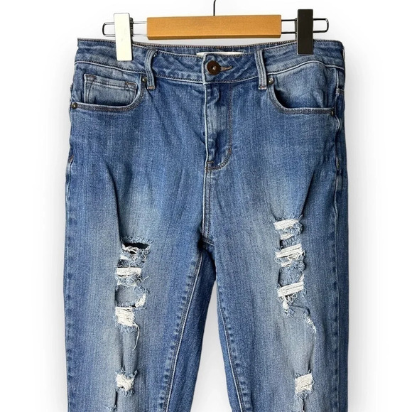 Bullhead Denim Co. High  Rise Skinniest Distressed Jeans - Picture 3 of 10